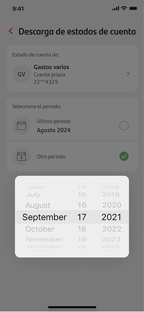 Iteration 1B — date picker wheel
