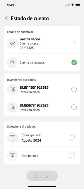 Iteration 2 continued — investment radio button selection