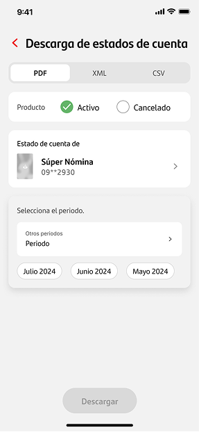 Iteration 2A — format tabs and active/cancelled filter