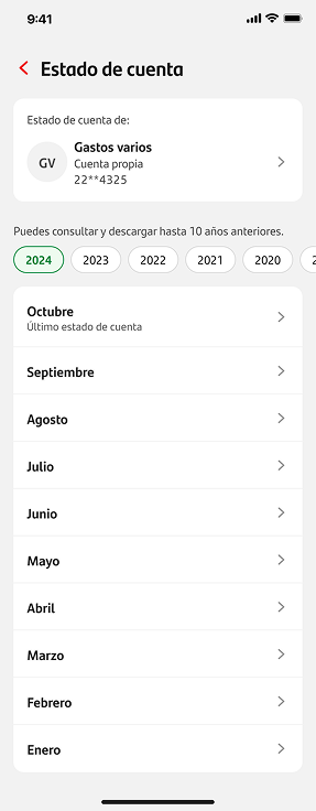 Iteration 3 — refined year tabs and month list