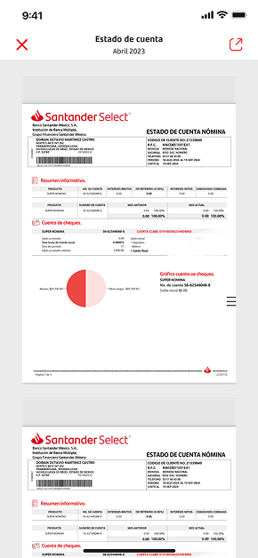 PDF viewer screen